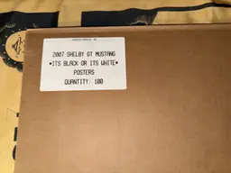 5 Available 100 count 2007 Shelby GT Black Or White