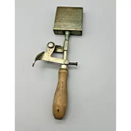 Vintage Automatic Cone Co Ice Cream Sandwich Scoop ICYPI Metal Wood Handle 1930s