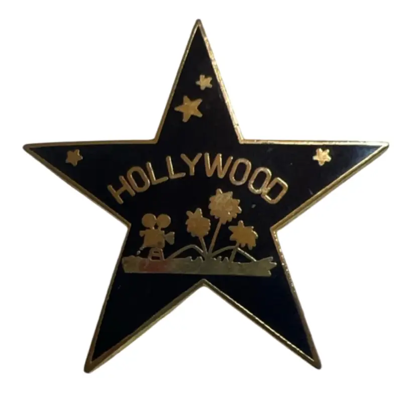 Souvenier Hollywood Star Pin Vintage