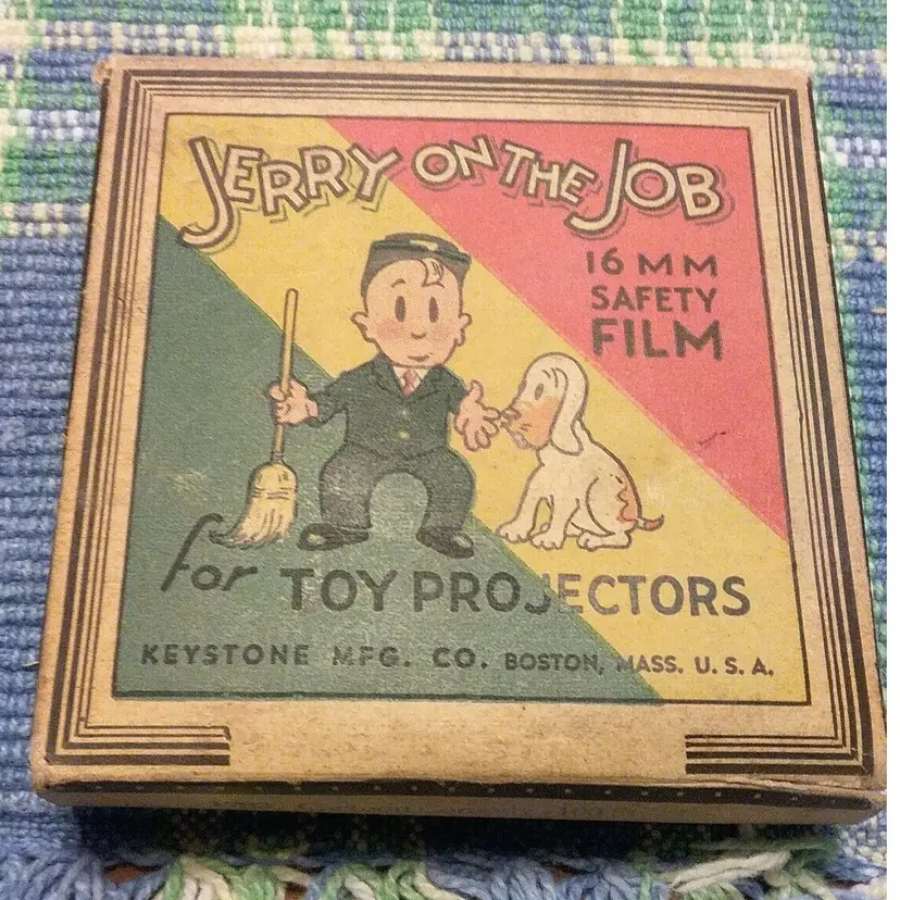Vintage 16mm Cartoon in original box- Jerry On The Job