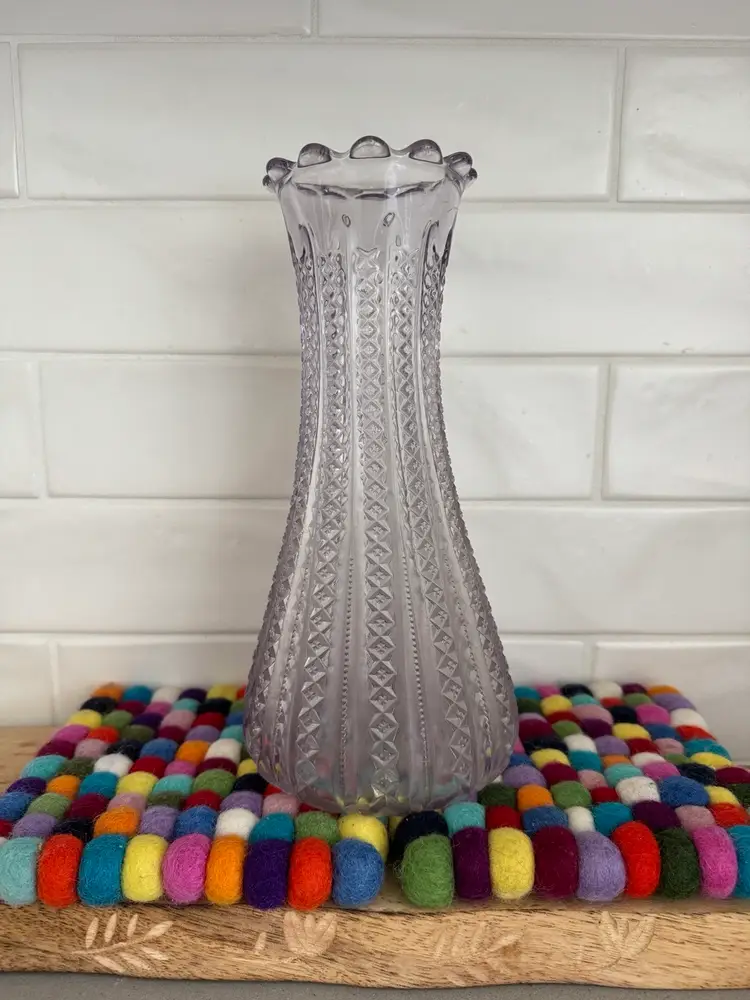 Rare Vintage Lavender Vase