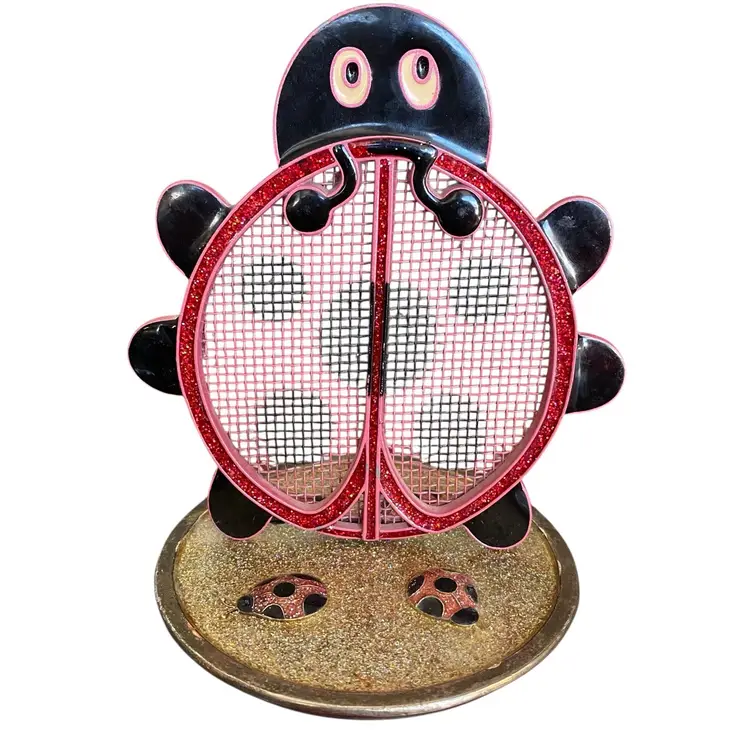 Vintage Ladybug Earring Tree Holder