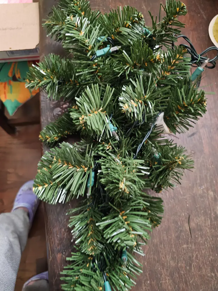 3o Inch OREGON  FIR CLEAR LIGHT SWAG