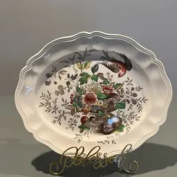 Vintage Hampshire Ceramic Platter 15.5 X 12.5 Inches made in England