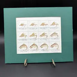 E. Halsey Transformation: Lure To Fish 1987 Art Print- Signed & Matted