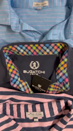 Men’s Reseller Lot 15 Short Sleeve Shirts - Polo Ralph Lauren, Tommy Bahama, FJ, Nike, Peter Millar