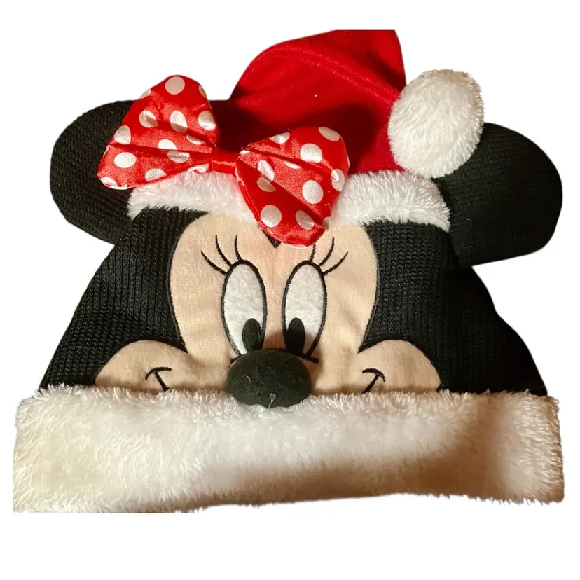 Minnie Mouse Disney Santa Hat