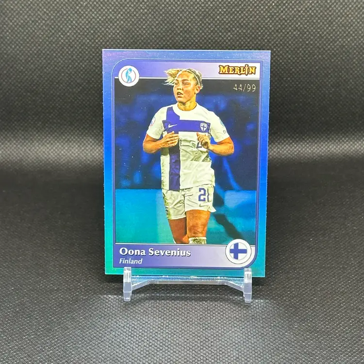 Oona Sevenius Eurostars /99 2025 Topps Merlin Euros - Finland