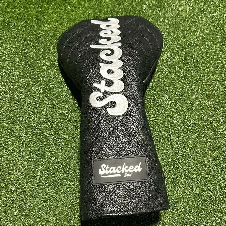Stacked Golf Black Driver Head Cover