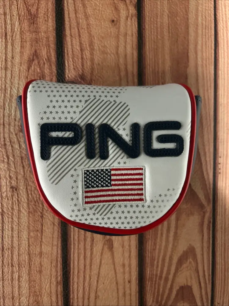 Ping golf Patriot Mallet Putter Headcover Limited Edition USA Flag Red White Blue