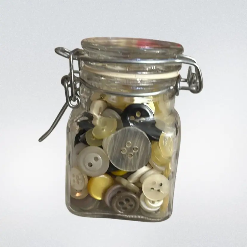 Small Jar Of Buttons