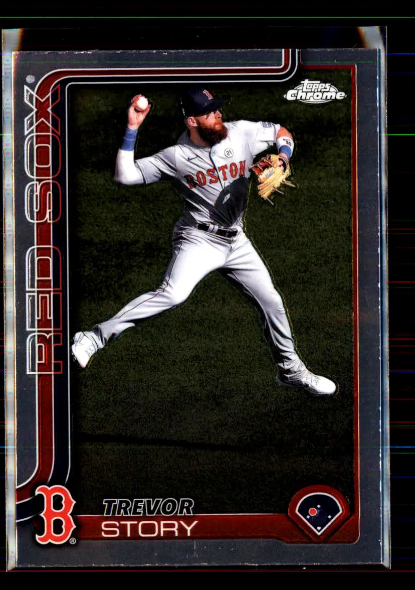 Trevor Story 2025 Topps Chrome #232 - (113) - Boston Red Sox