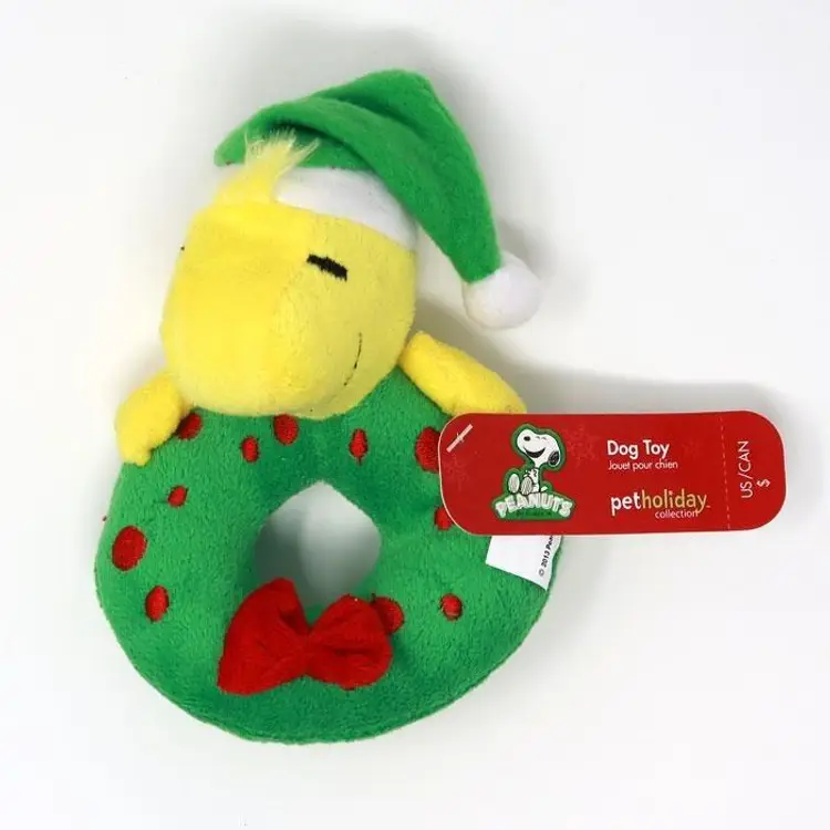 Woodstock Christmas Dog Toy - Peanuts Holiday Collection