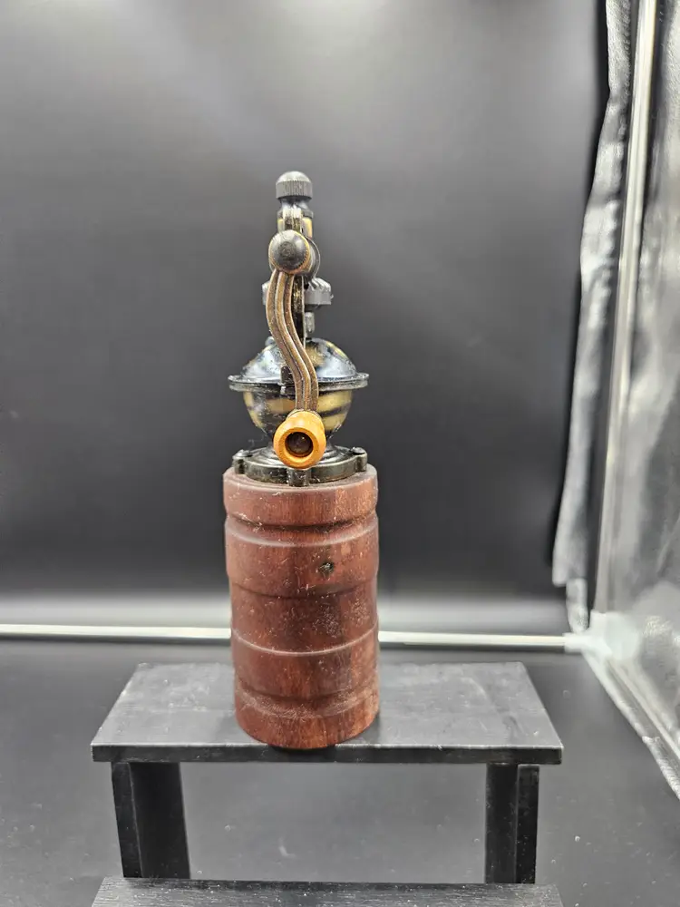 Vintage Peppermill, steam punk style, 8 1/4 in tall