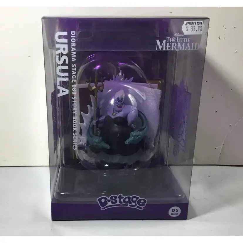 Disney, Wicked Sea Witch Ursula and eel minions, D-Stage new in box