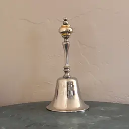 Vintage Silver Plated Dinner Bell