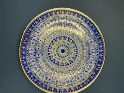 Thai Benjarong Ceramic Plate