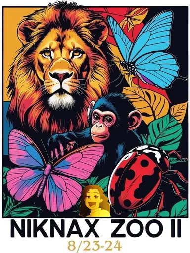 Niknax Zoo II with Auntie Q's