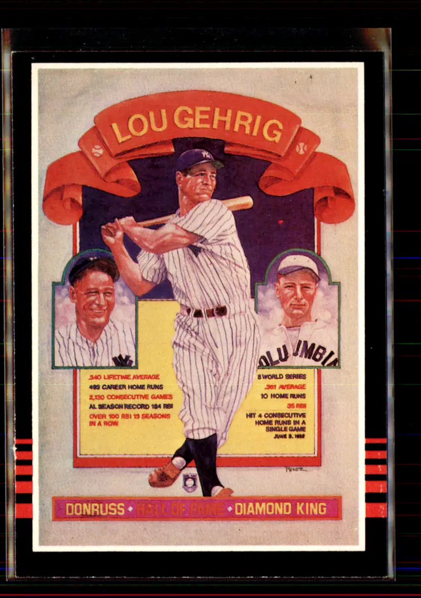 Lou Gehrig 1985 Donruss Hall of Fame #635 - nan - (146-)