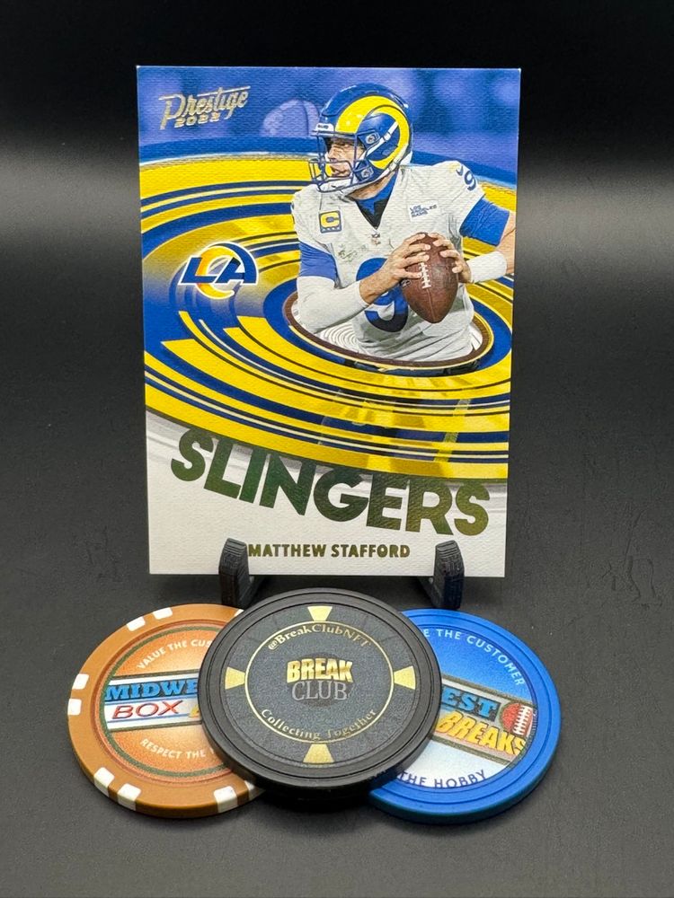 Matthew Stafford Slingers Case Hit SSP 2022 Prestige Los Angeles Rams