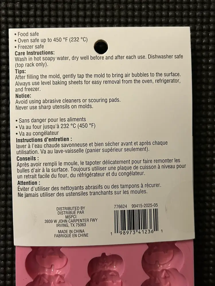 Makery Halloween Pumpkin Tower Silicone Candy Mold NWT