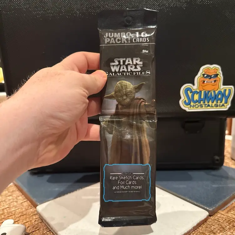 2012 Star Wars Galactic Files Jumbo Pack 16 Cards Look For SKETCH/FOIL