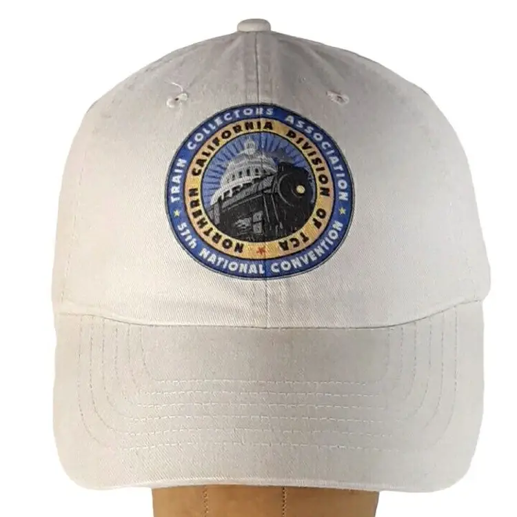 57th National TCA Convention Cap N Cali Division Hat Cap Beige Train Collectors