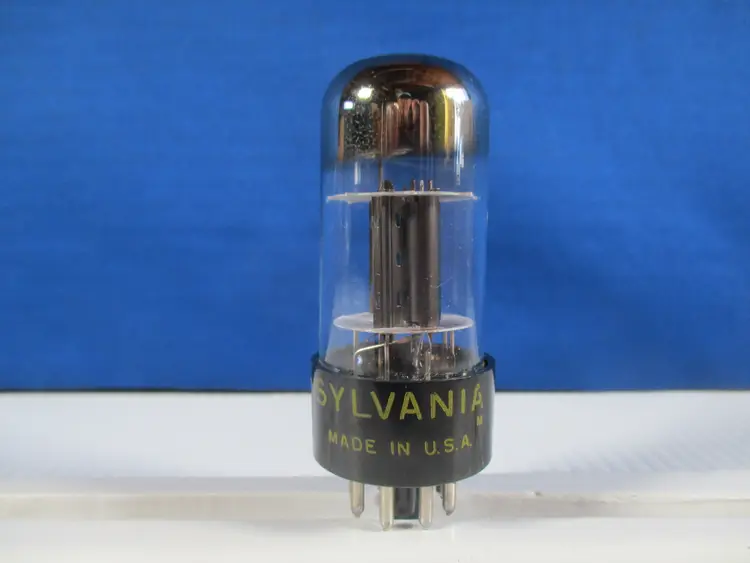 Sylvania 6SL7GT Vacuum Tube Tall Tube Black Plate TV-7 Tested