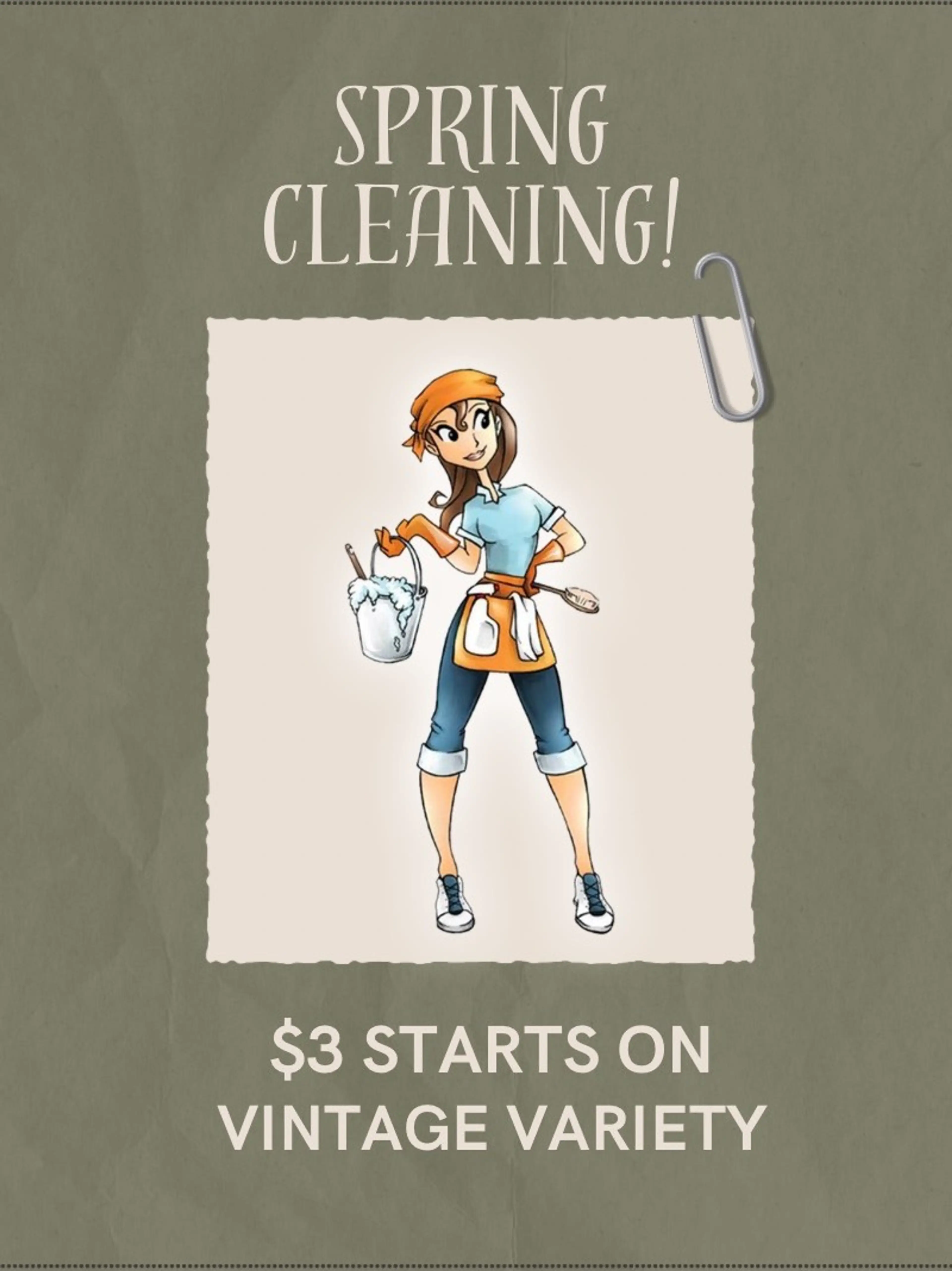 Clearance On Great Vintage!