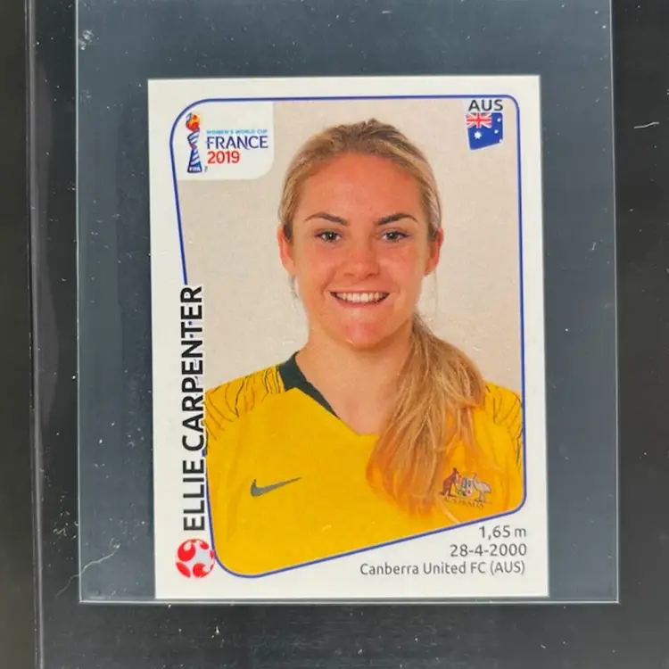 Ellie Carpenter 2019 Panini Women’s World Cup Sticker Australia Soccer Card