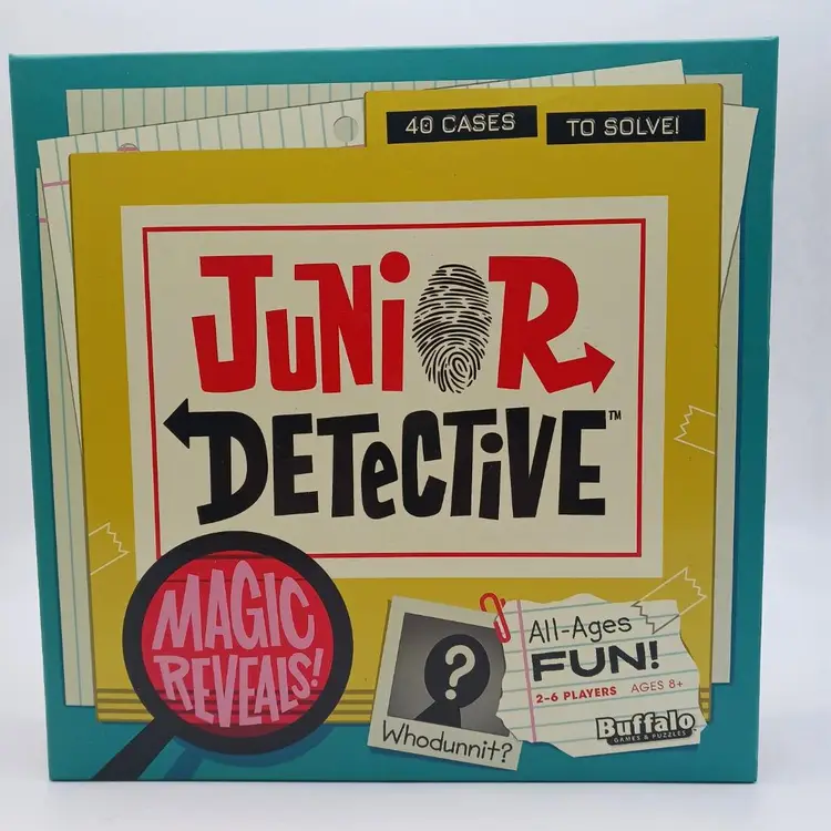 Buffalo Games - Junior Detective Board Game Magic Reveals! NEW SEALED 2-6 Player