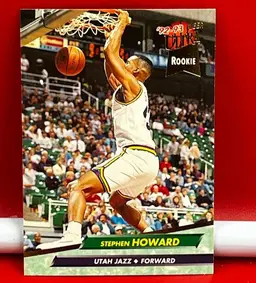 1993 Fleer Ultra Rookie Collector Basketball Trading Card Jazz Stephen Howard #363