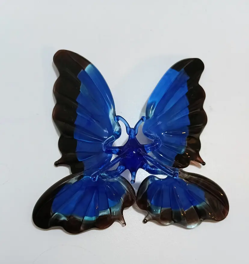 Exceptional Glass Blown Butterfly