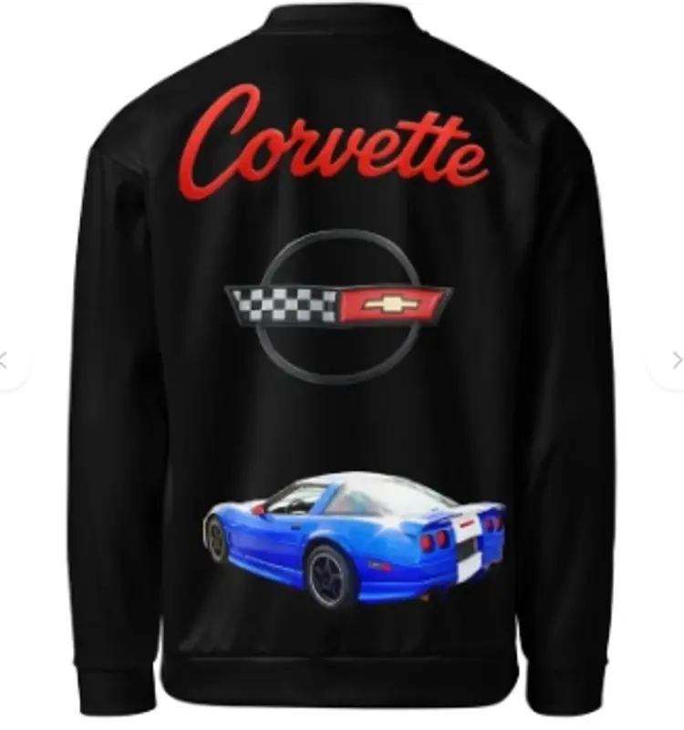 unisex Corvette Grand Sport Bomber Jacket