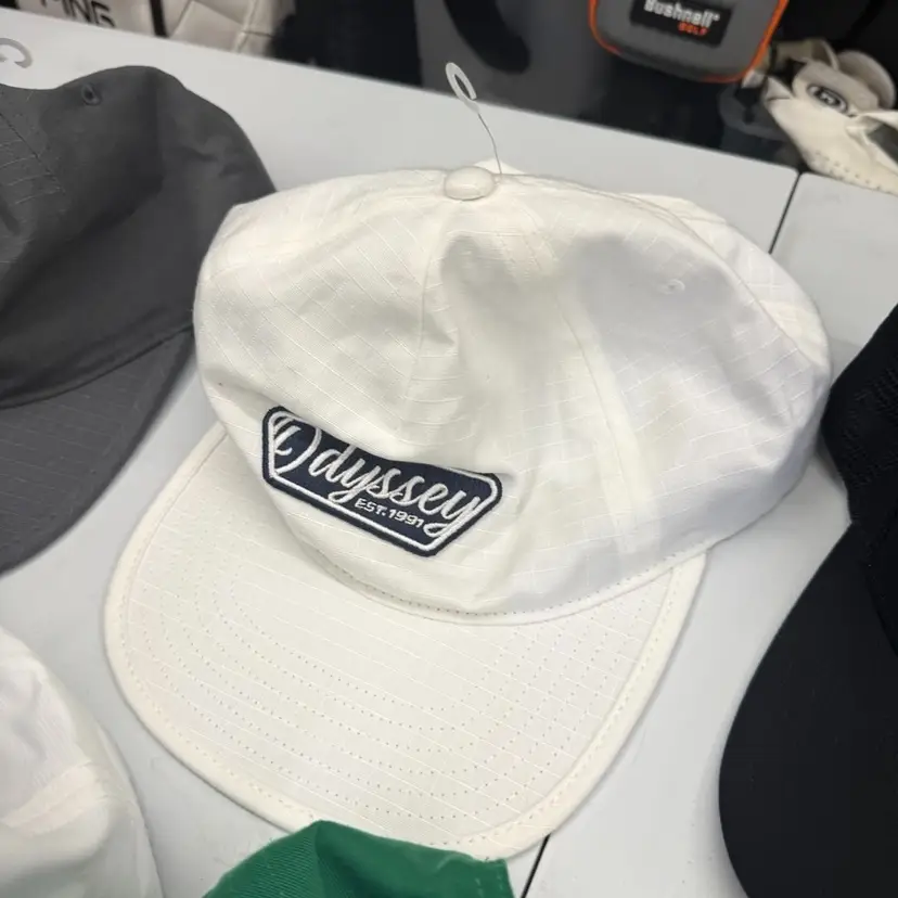 Odyssey Golf Hat - White/Blue - 5 Panel - NWOT