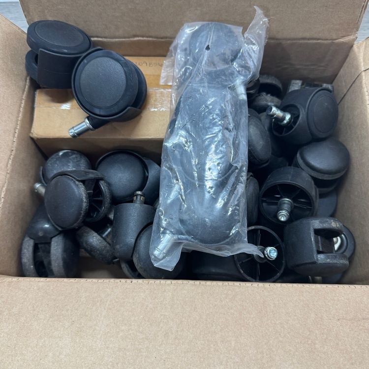 Big Box Of Chair Casters Some New Some Used