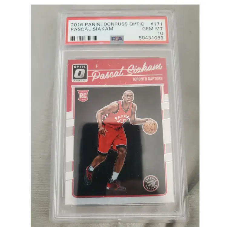 2016 Panini Donruss Optic Pascal Siakam Rookie PSA 10 GEM MINT