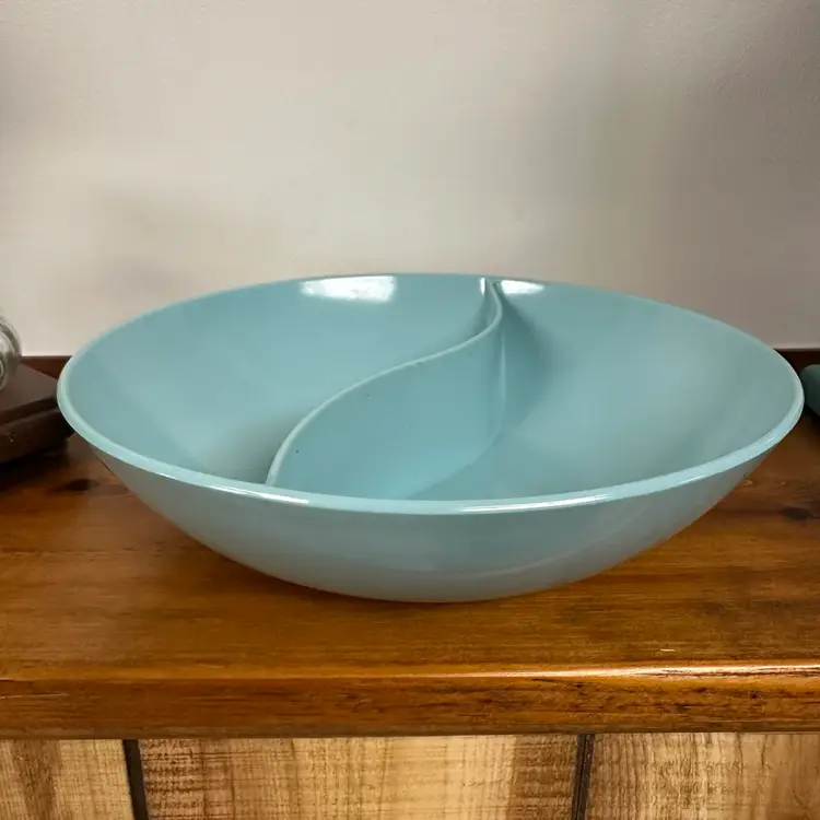Windsor Melmax Divided Blue Serving Bowl