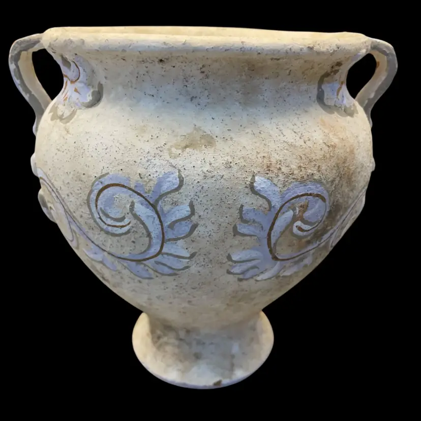 Hand Painted Earthenware Amphora Pot