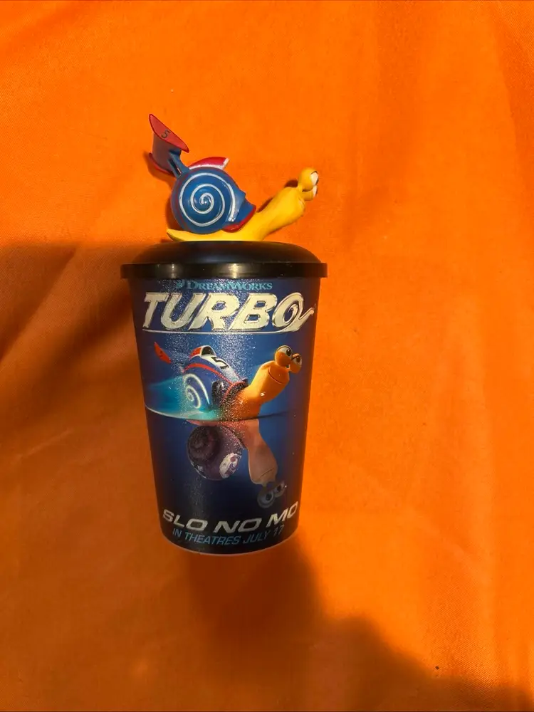 Turbo Movie 16oz Cup And Topper