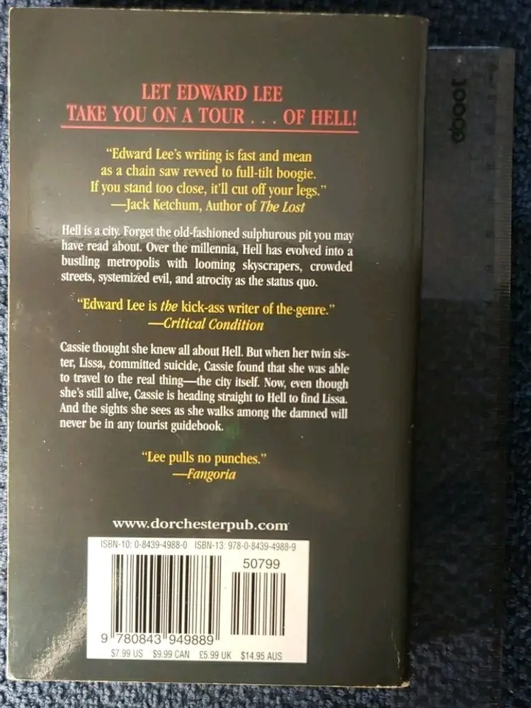 CITY INFERNAL By Edward Lee