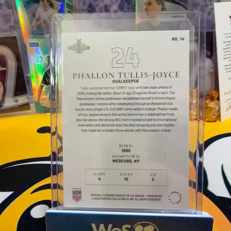 Phallon Tullis-Joyce 2026 Parkside USWNT The Squad Team Set Red /25
