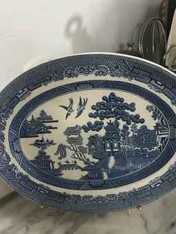 Johnson Brothers Blue Willow Platter