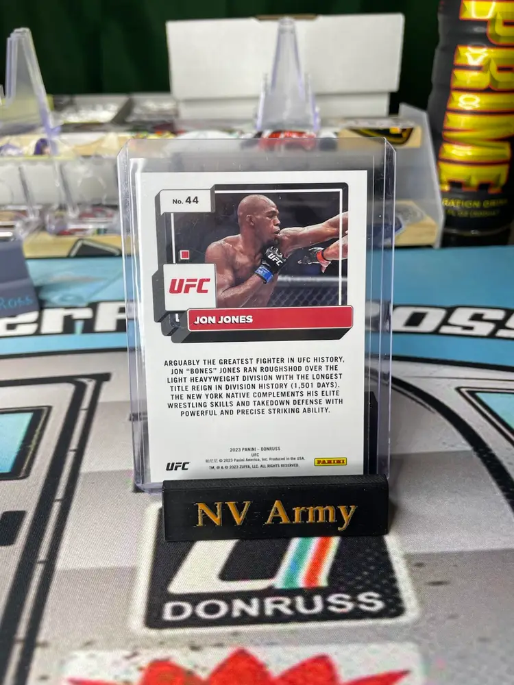 UFC- 2023 Panini Donruss Silver Laser Jon Jones /99