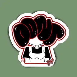 Don't Touch the Crown ꕤ Stickers | 6.35cm  (2.5 inches)