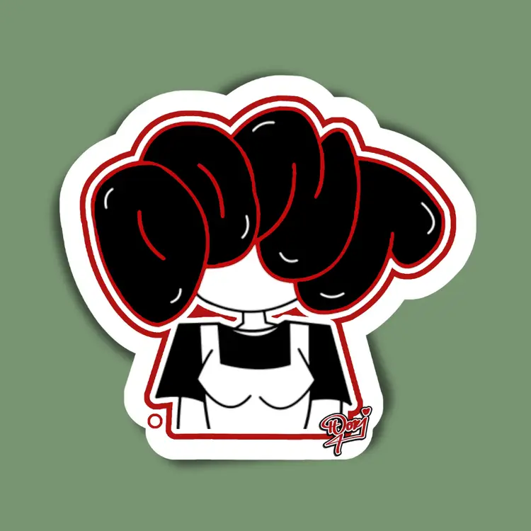 Don't Touch the Crown ꕤ Stickers | 6.35cm (2.5 inches)