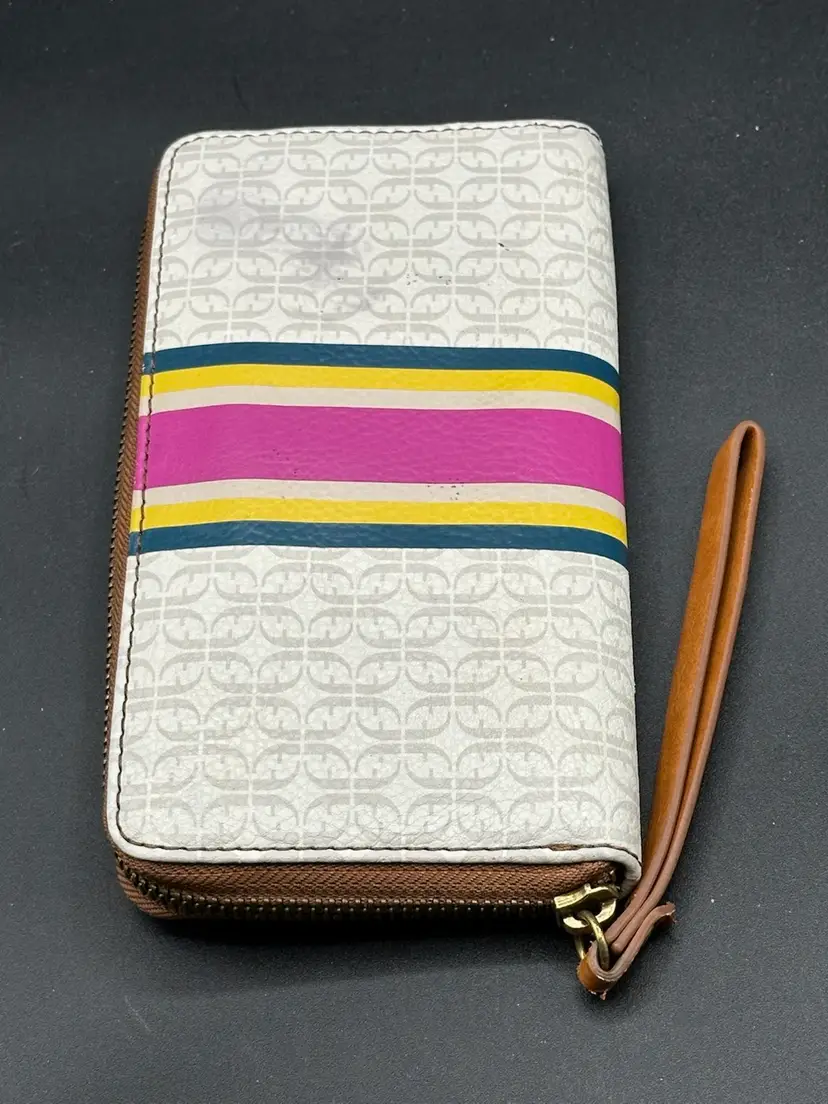 Fossil Jori zip clutch wristlet wallet