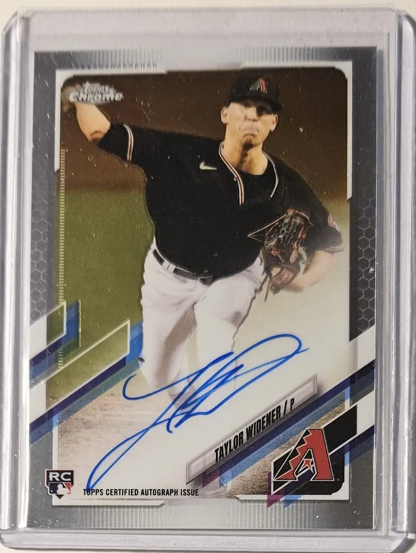 2021 Topps Chrome Auto Taylor Widener RC