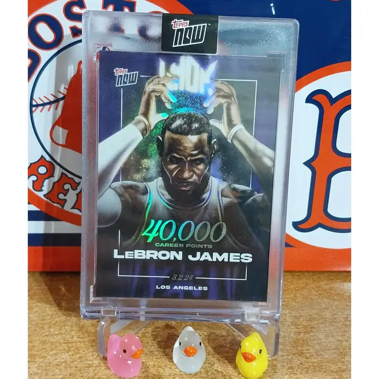 2024 Topps Now Lebron James 40,000 Career Points