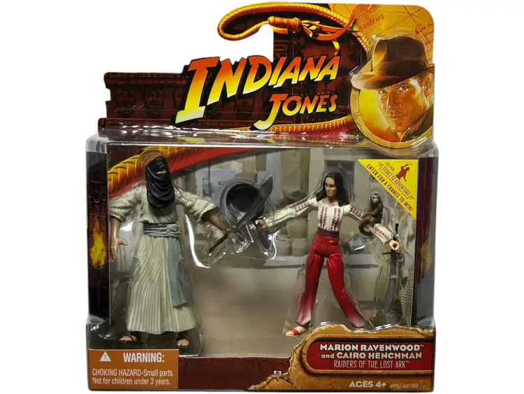 Indiana Jones Raiders Of The Lost Ark Figure Marion Ravenwood & Cairo Henchman